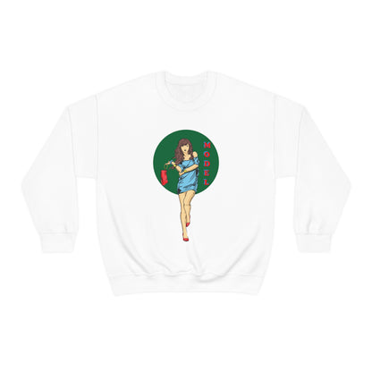 Model girl Crewneck Sweatshirt