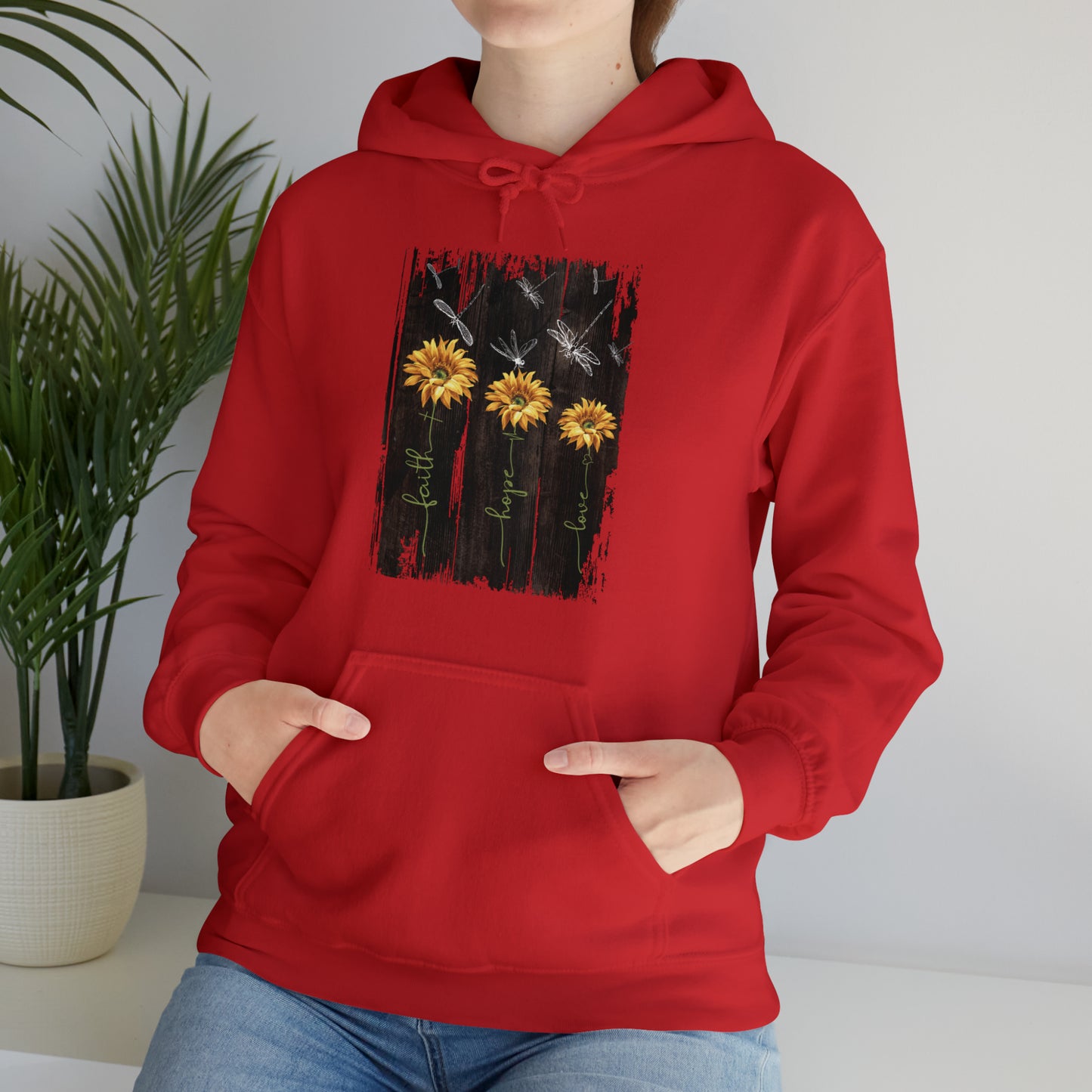 Sunflowers Faith hope love Hoodie