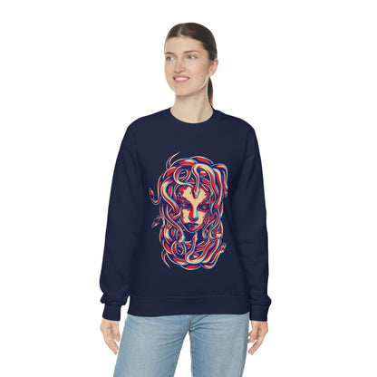 3D Medusa Crewneck Sweatshirt