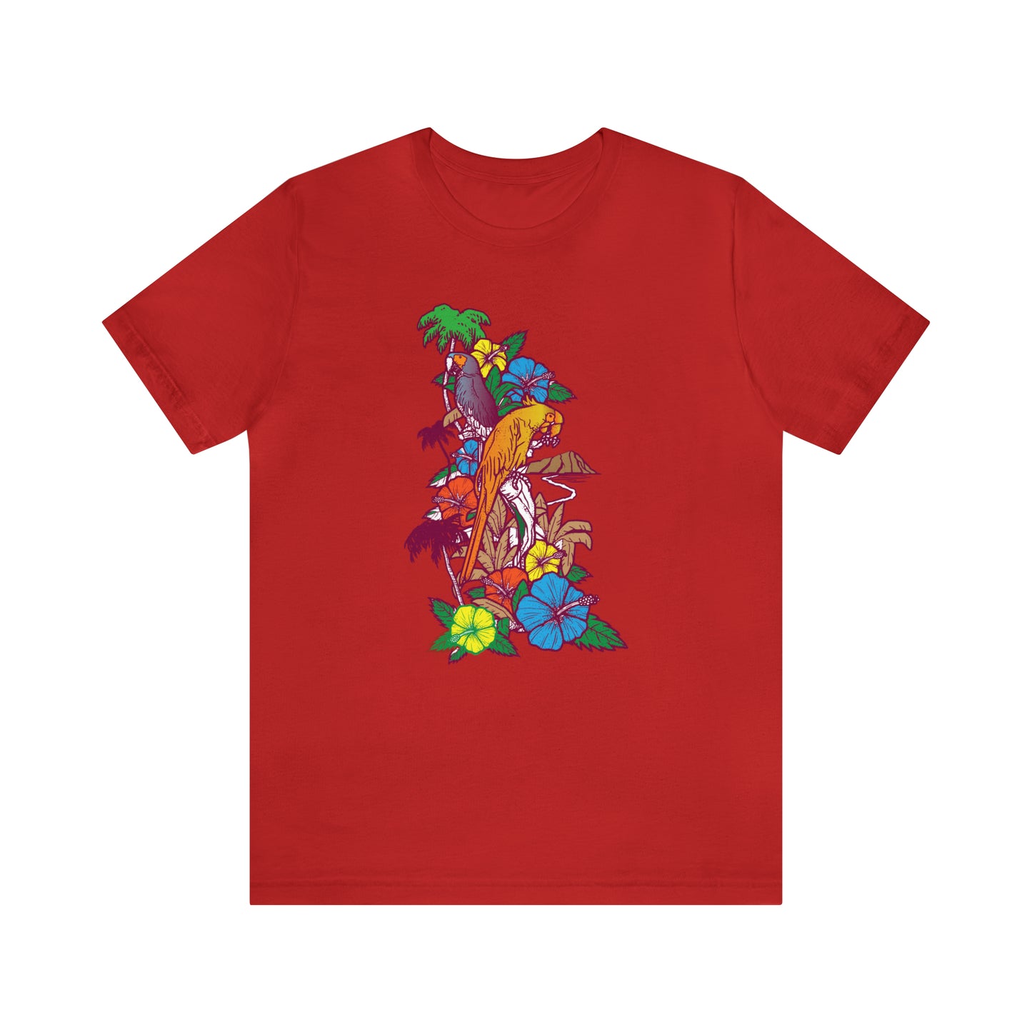 Parrot Jungle Floral T-Shirt