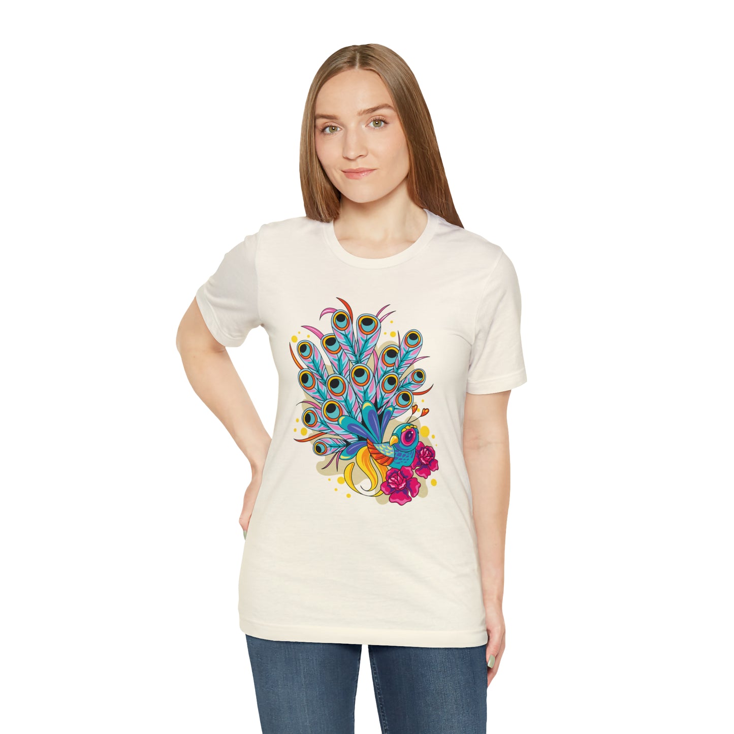 Colorful Peacock T-Shirt