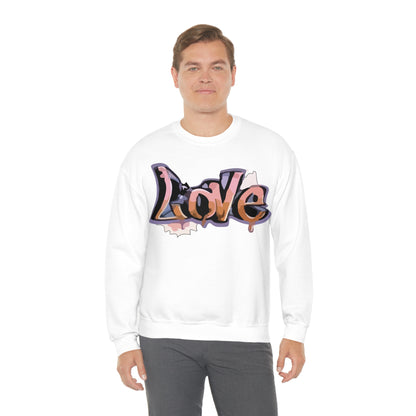 Cool love graffiti Crewneck Sweatshirt