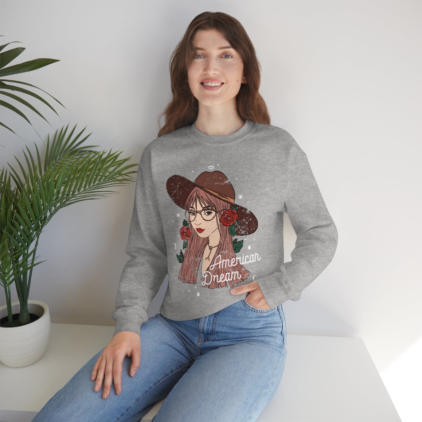 American Dream Woman Crewneck Sweatshirt