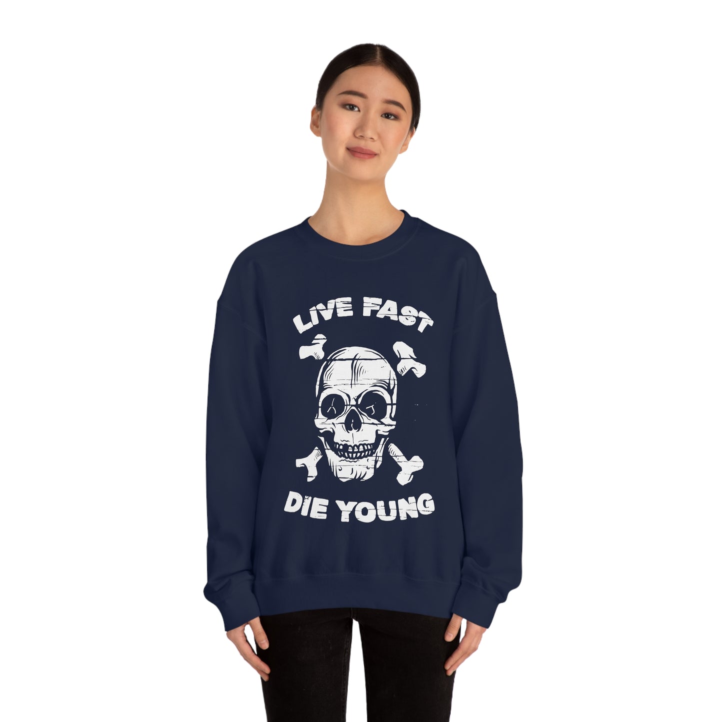 Live Fast Die Young Crewneck Sweatshirt