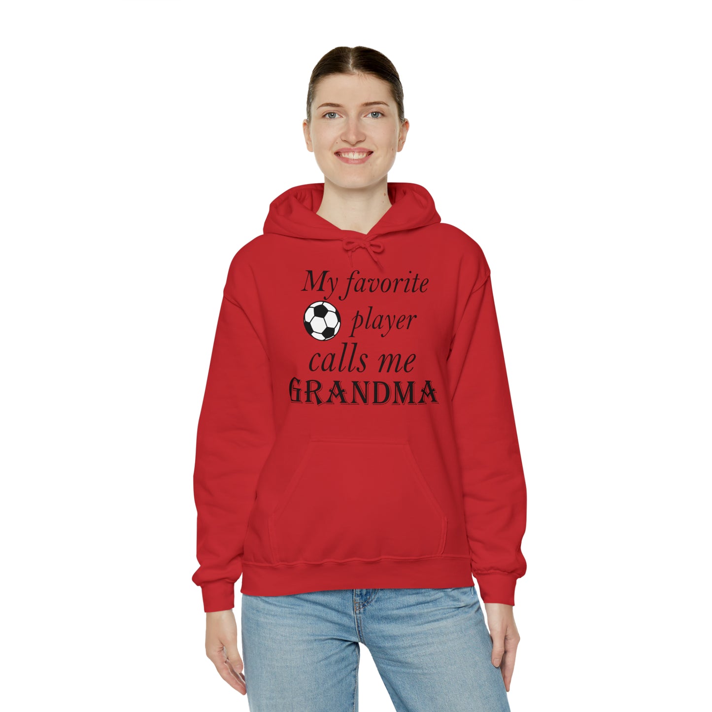 Grandma Favorite Soccer Player Hoodie