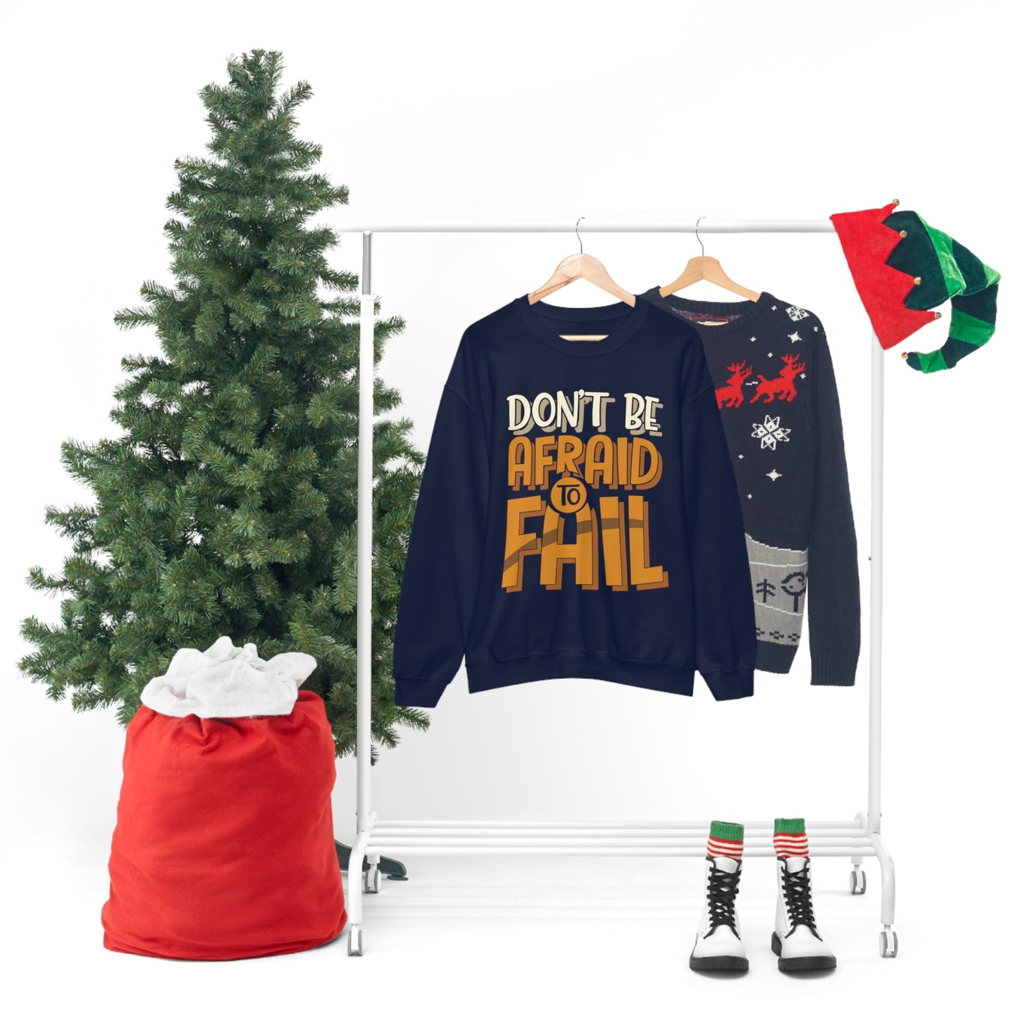 Don't Be Afraid to Fail Crewneck Sweatshirt