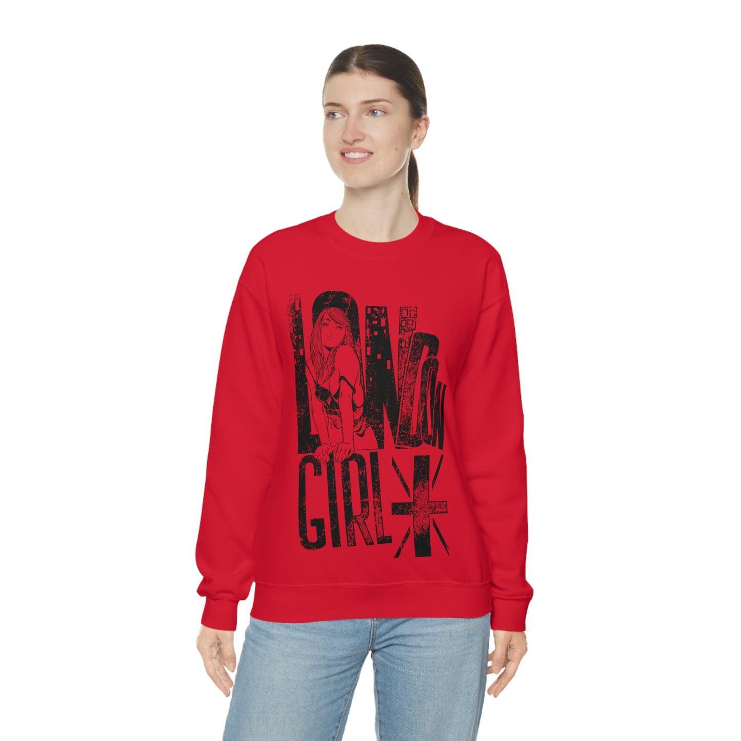 London_Girl Crewneck Sweatshirt