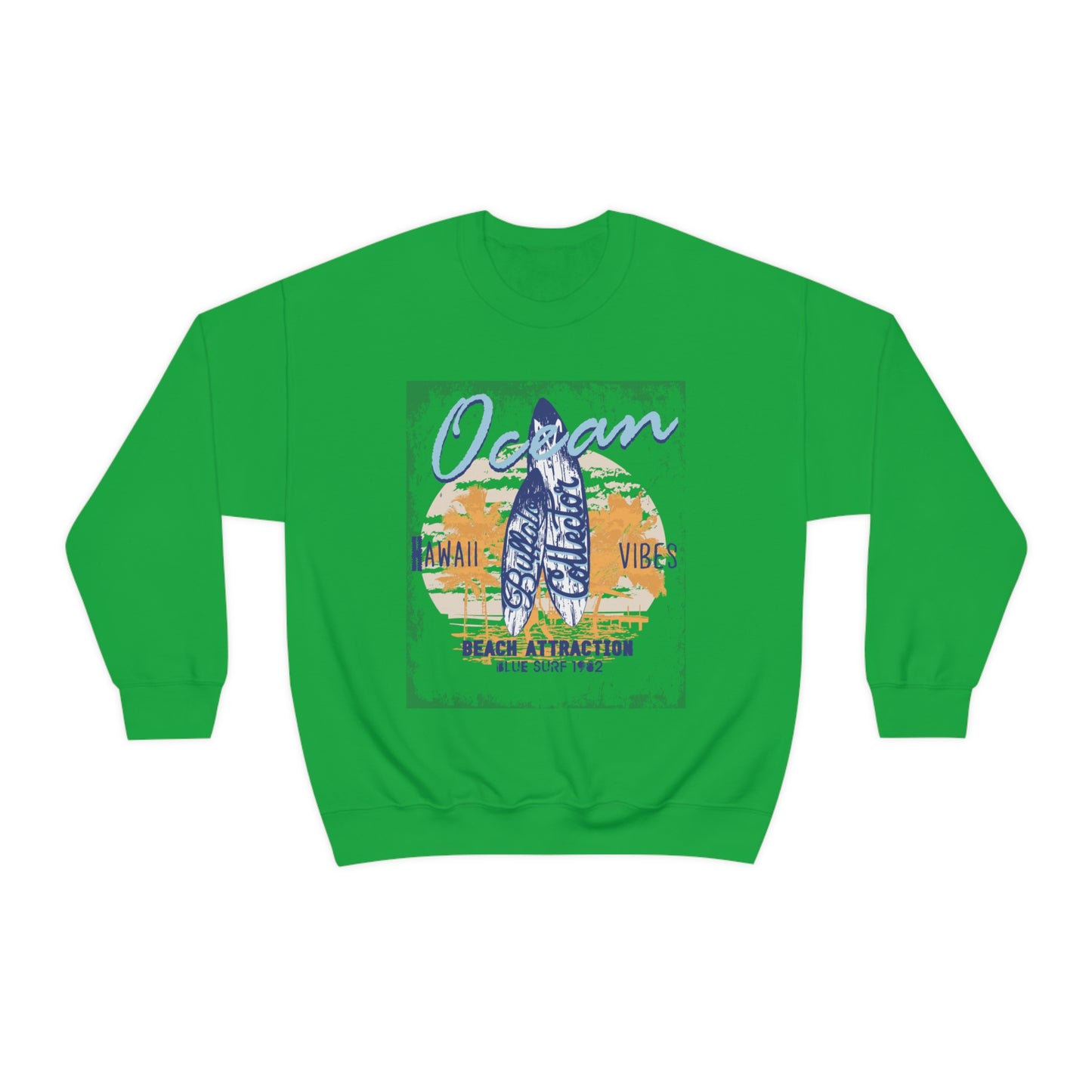 Ocean Hawaii Vibes Crewneck Sweatshirt