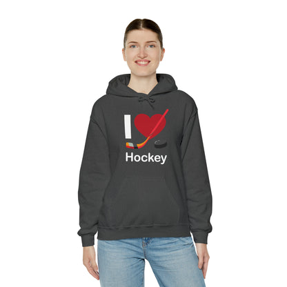 I love hockey Hoodie