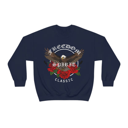 Freedom Spirit Eagle Crewneck Sweatshirt