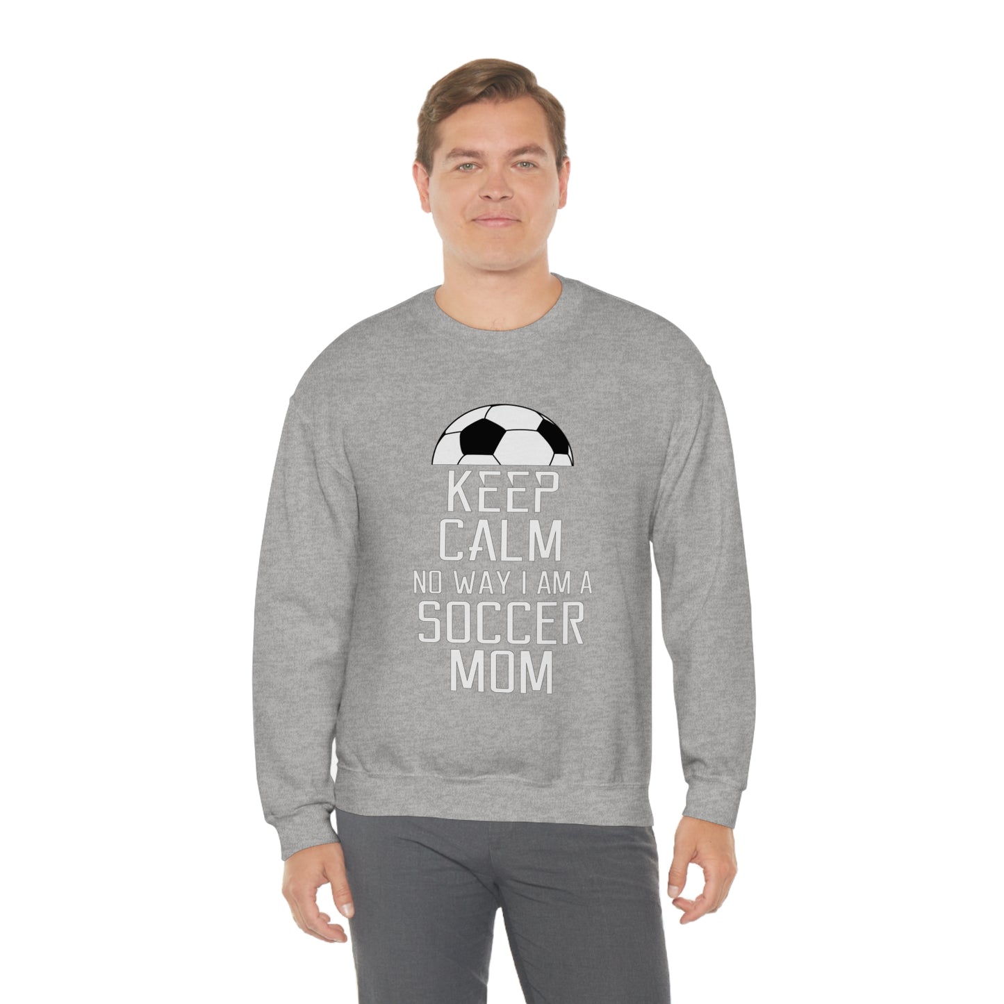 Keep calm soccer mom Crewneck Sweatshirt