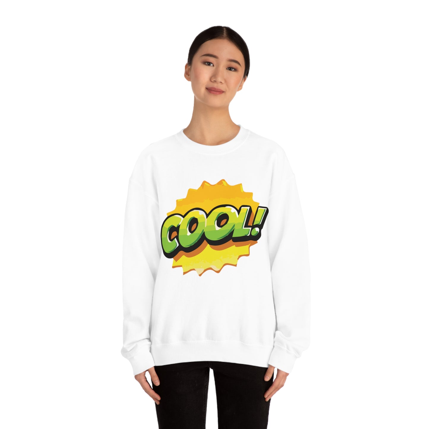 Cool! colorful graphic Crewneck Sweatshirt