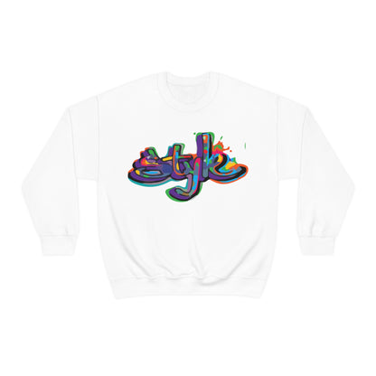 Graffiti style in colors Crewneck Sweatshirt