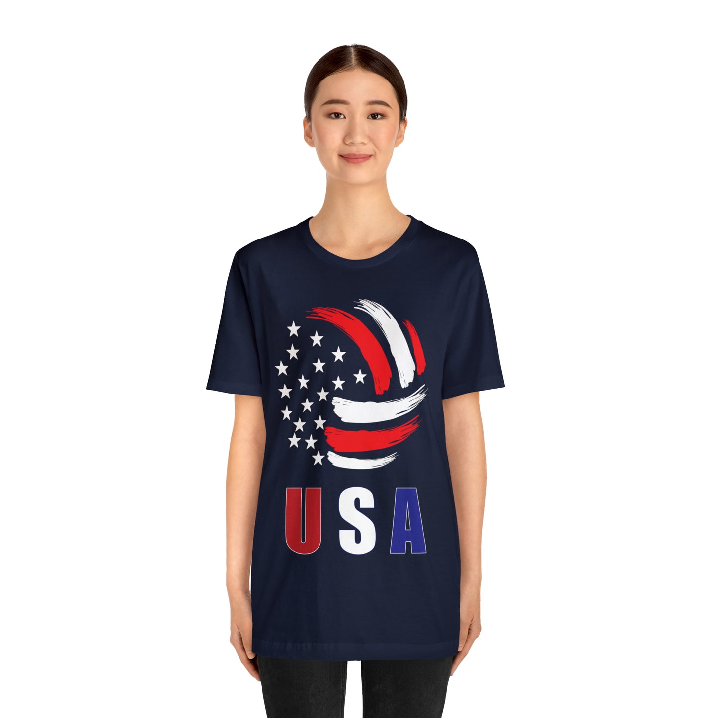 USA Volleyball Flag T-Shirt