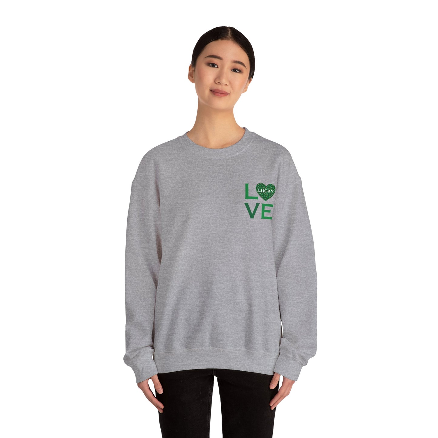 Lucky love St. Patrick's Crewneck Sweatshirt