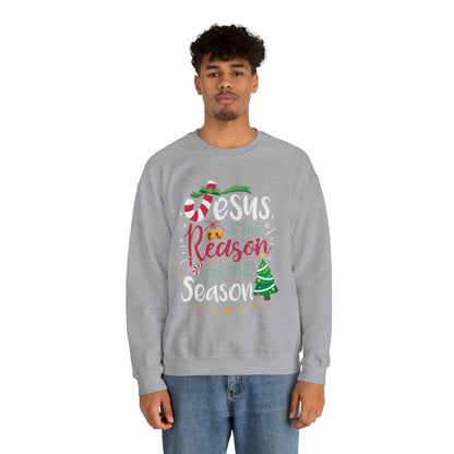 Jesus is the reason Christmas Crewneck Sweatshirt