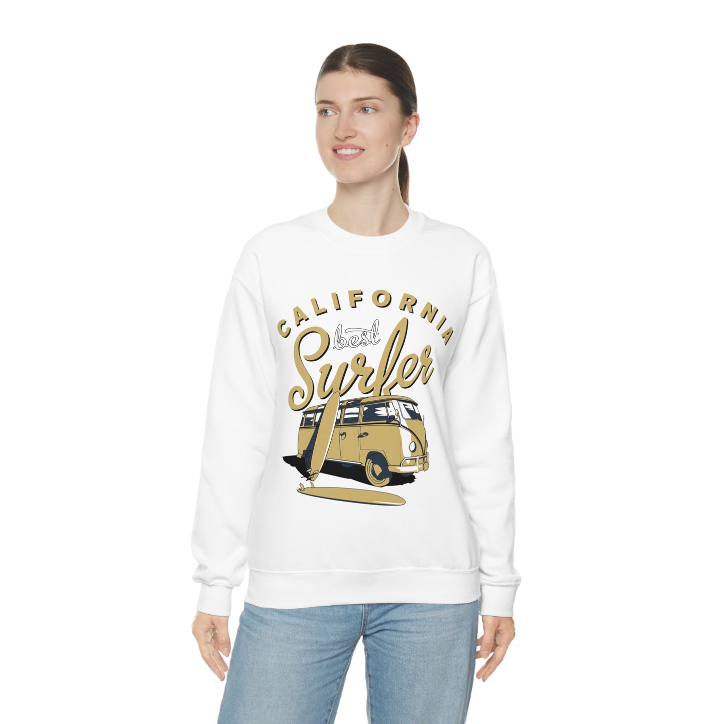 California-Best surfer Crewneck Sweatshirt