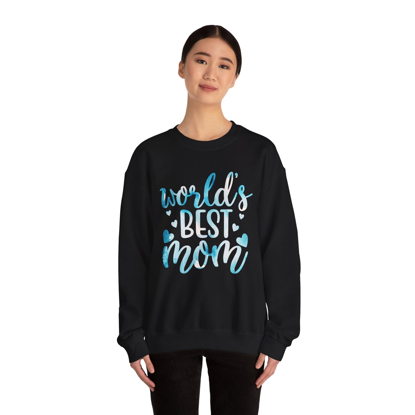 Worlds best Mom Crewneck Sweatshirt