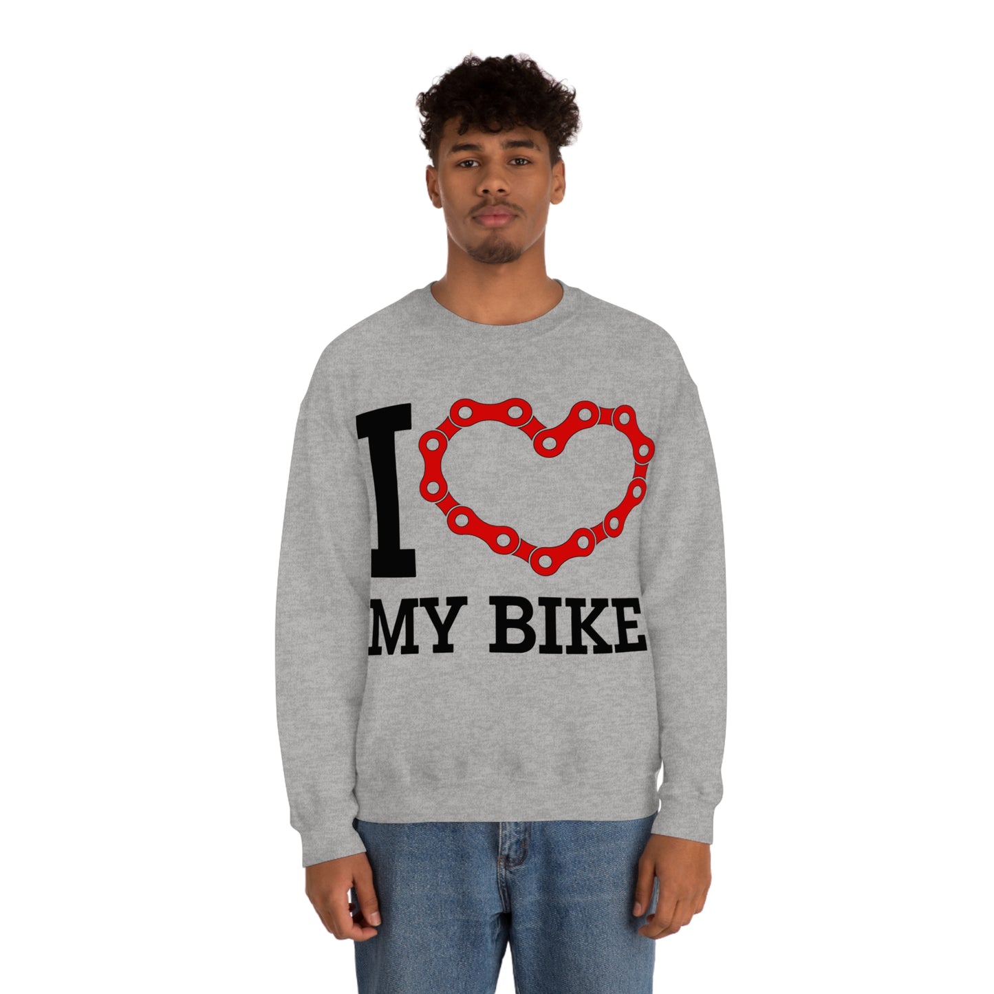 I love my bike Crewneck Sweatshirt