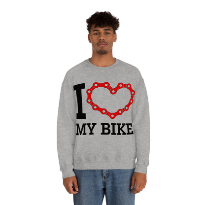 I love my bike Crewneck Sweatshirt