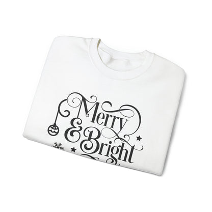 Merry and Bright Christmas Crewneck Sweatshirt