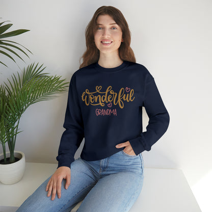 Wonderful_Grandma Crewneck Sweatshirt