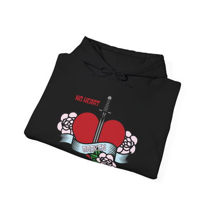 No heart feelings broken heart Hoodie