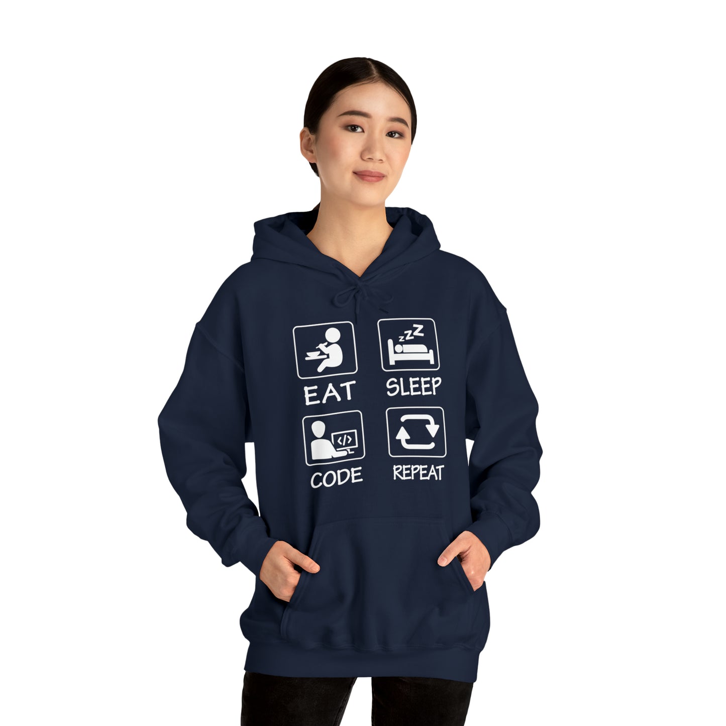 Eat sleep Code Repeat Hoodie