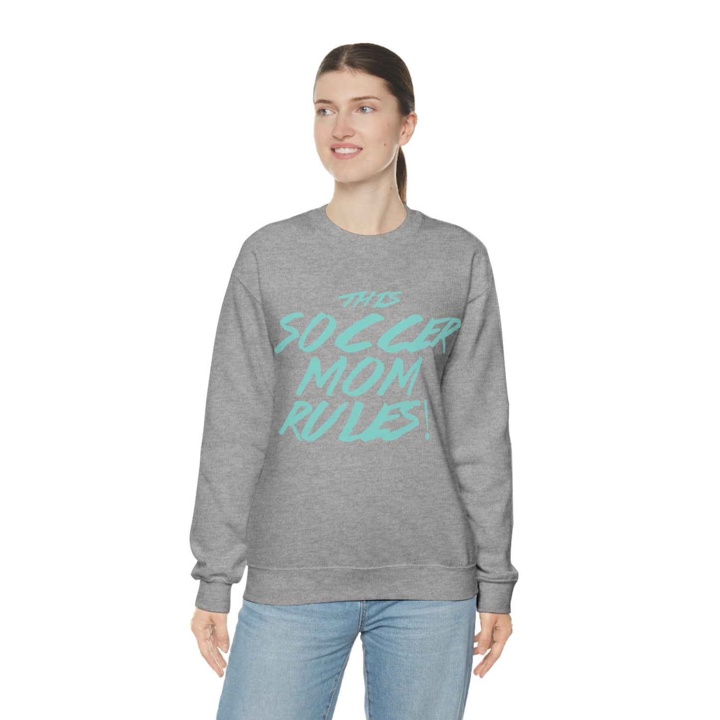 Soccer mom rules Crewneck Sweatshirt