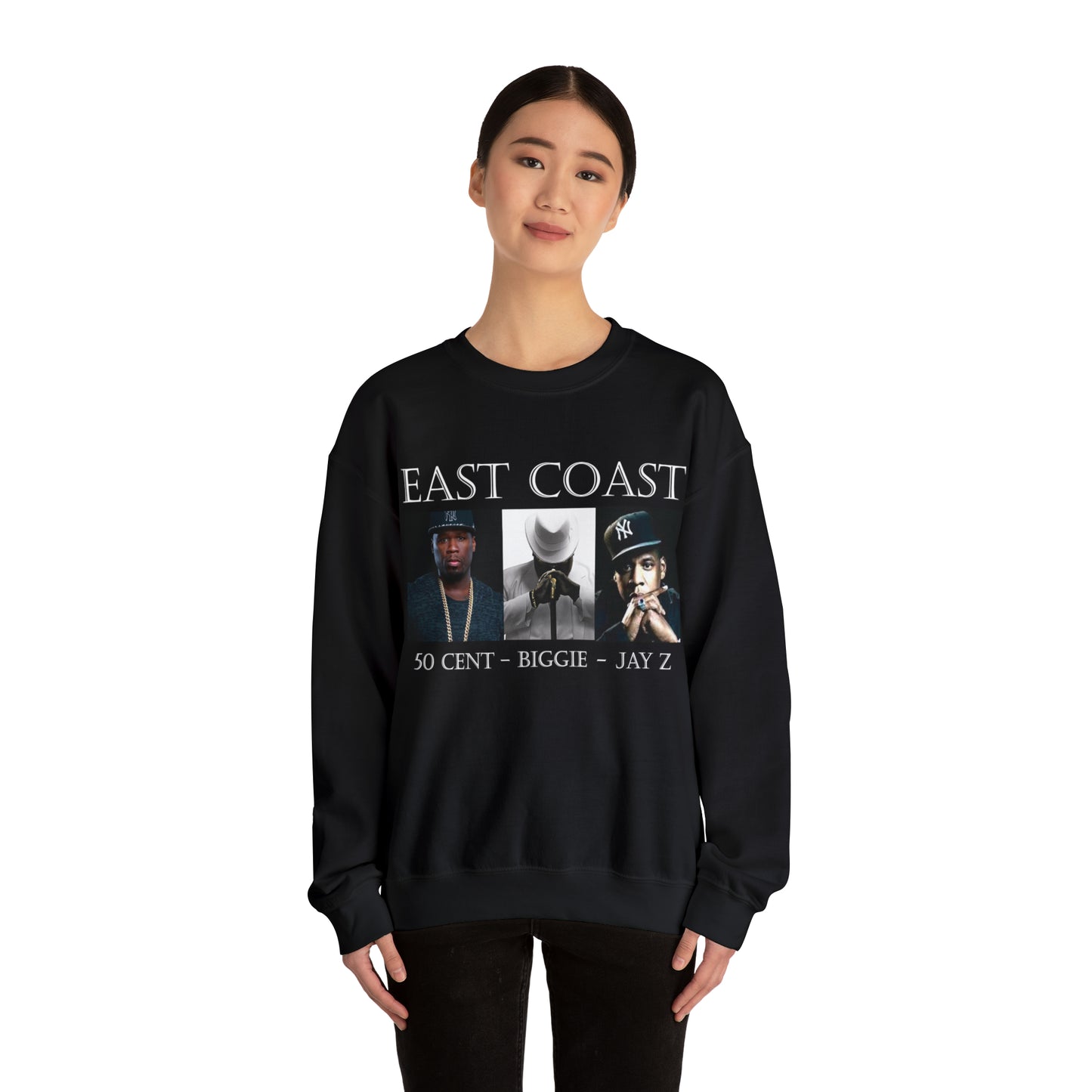 East Coast rappers Crewneck Sweatshirt