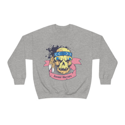 Ancient Warrior Skull Chief Crewneck Sweatshirt