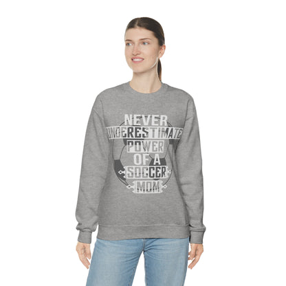 Power of a Soccer mom Crewneck Sweatshirt