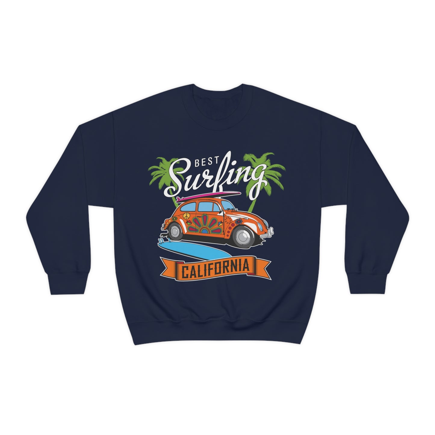 Best Surfing California Buggy Crewneck Sweatshirt