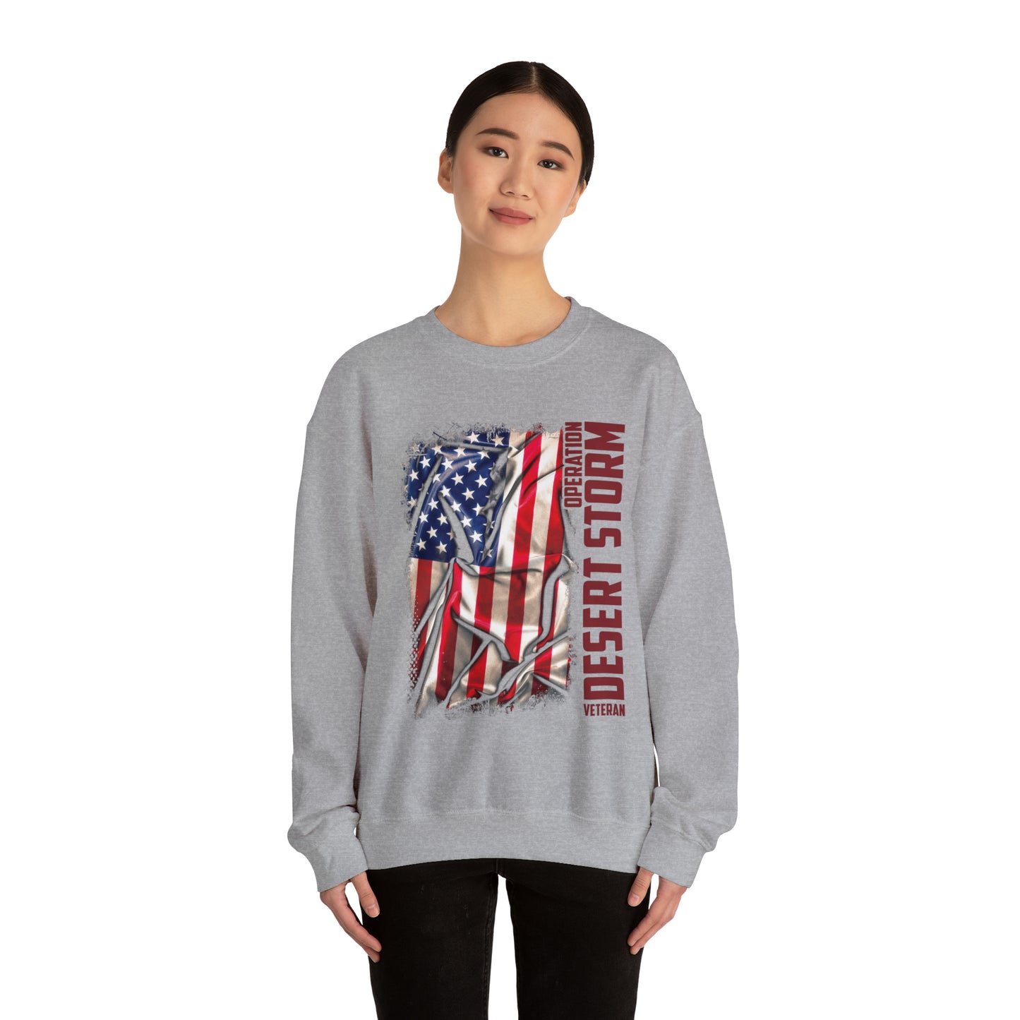 Operation desert storm Veteran Crewneck Sweatshirt