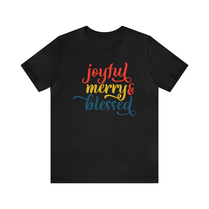 Joyful-Merry-blessed Christmas T-Shirt