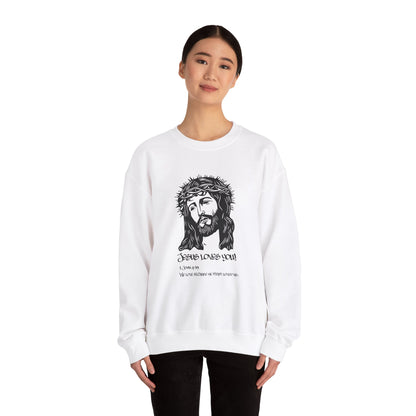 Jesus loves you Crewneck Sweatshirt