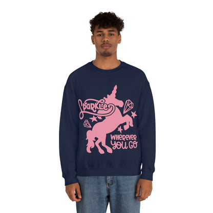 Sparkle unicorn Crewneck Sweatshirt