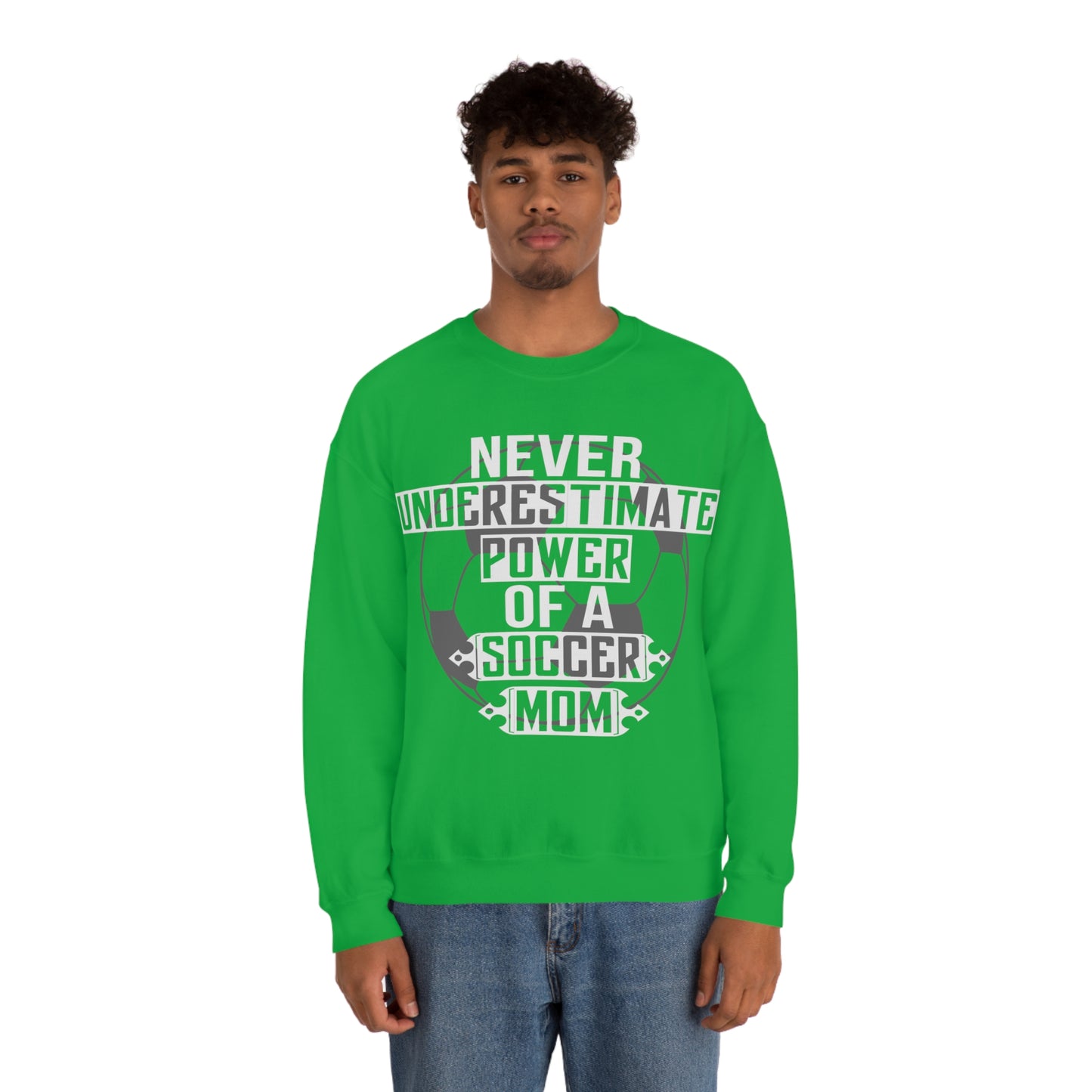 Power of a Soccer mom Crewneck Sweatshirt