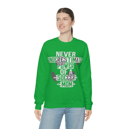 Power of a Soccer mom Crewneck Sweatshirt