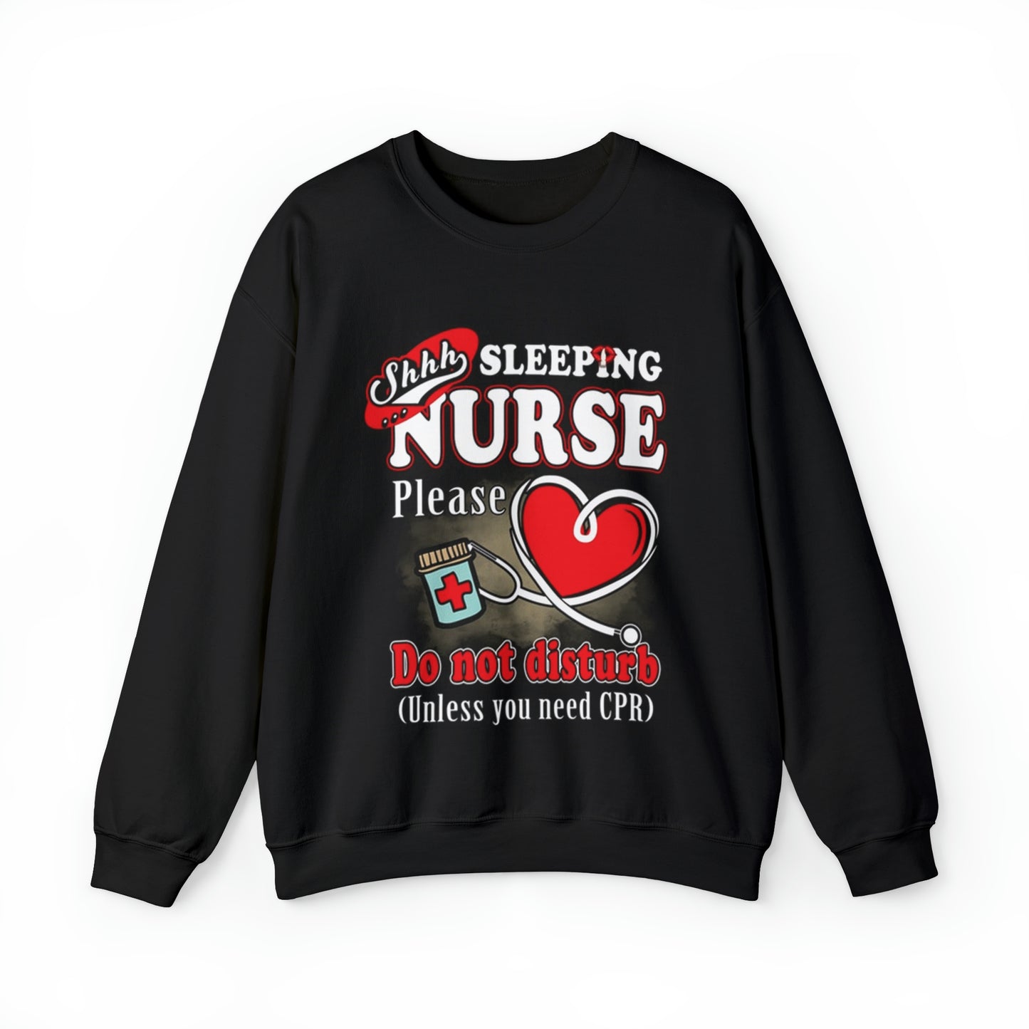 Sleeping nurse Crewneck Sweatshirt