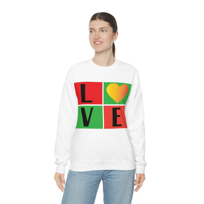 Love Squares Crewneck Sweatshirt