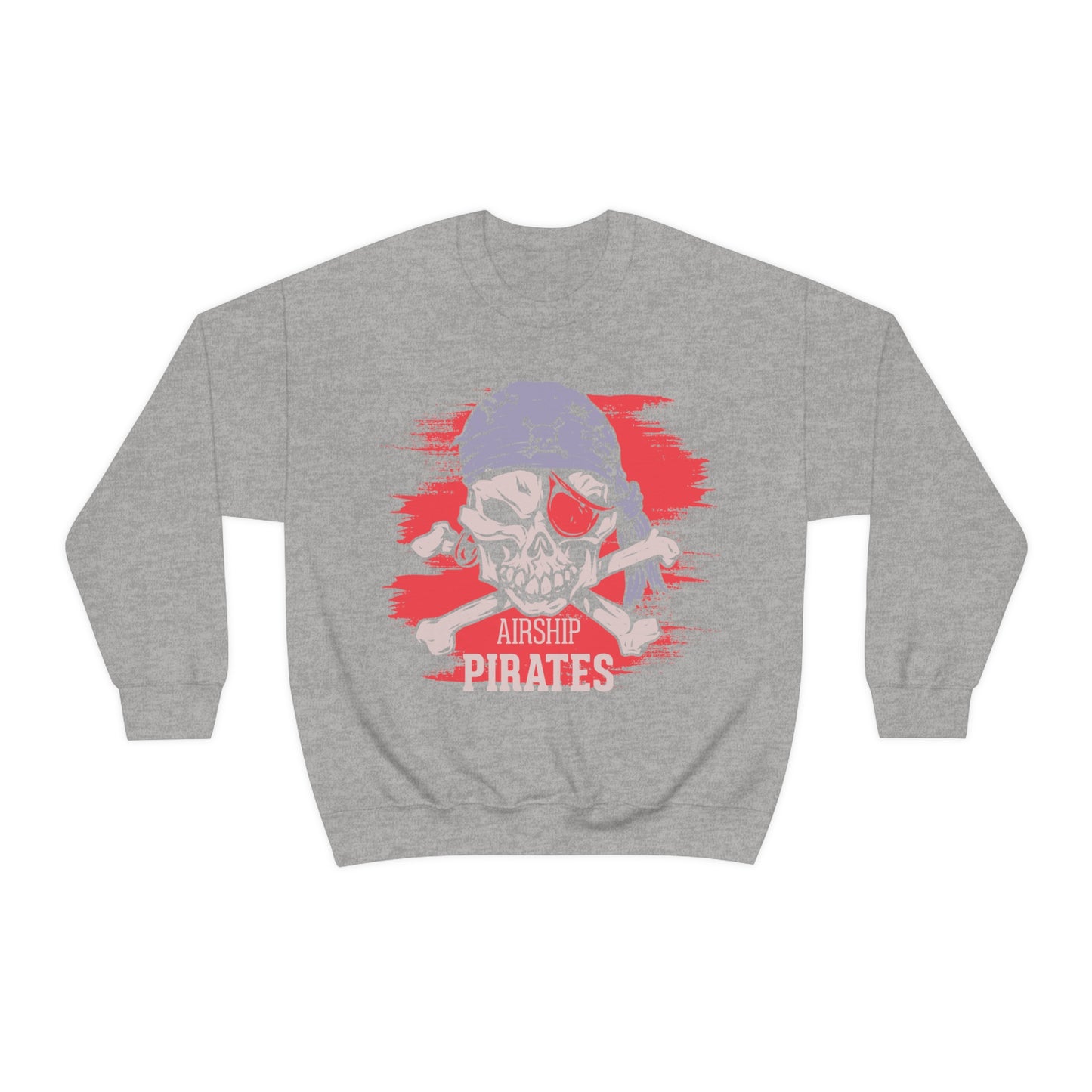 Airship Skull Pirate Crewneck Sweatshirt