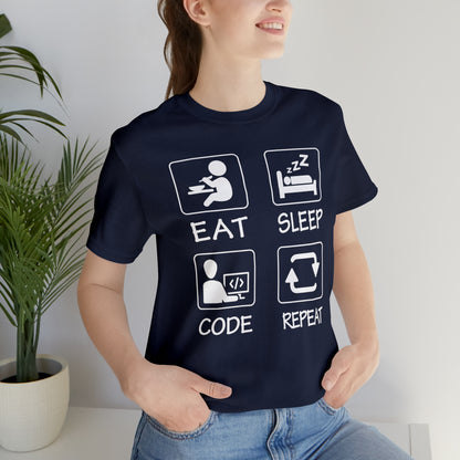 Eat sleep Code Repeat T-Shirt