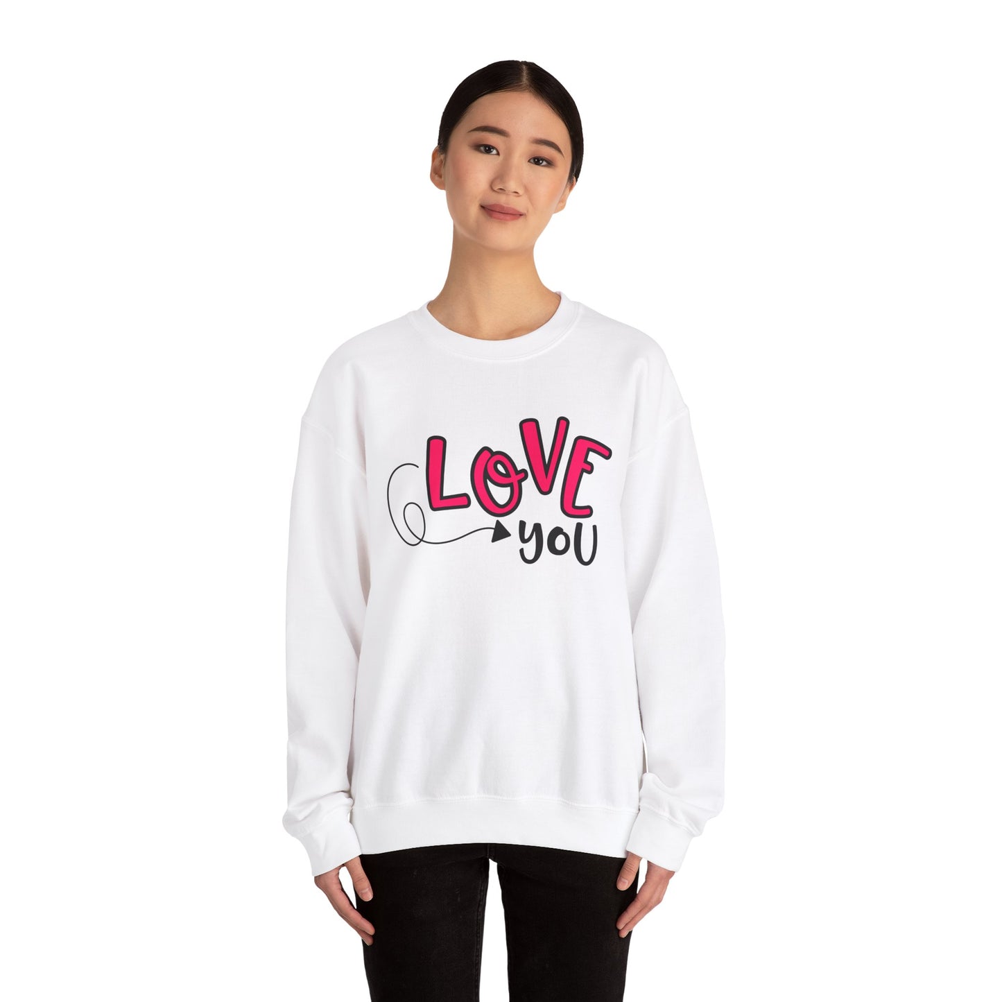 Love you arrow Crewneck Sweatshirt