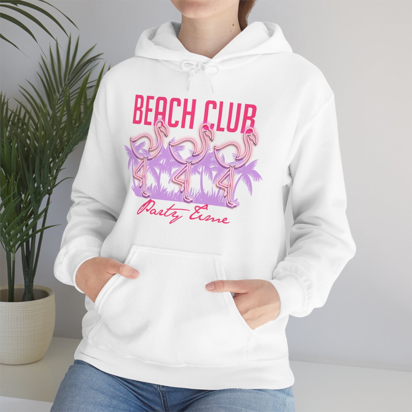 Beach Club Party Time Hoodie