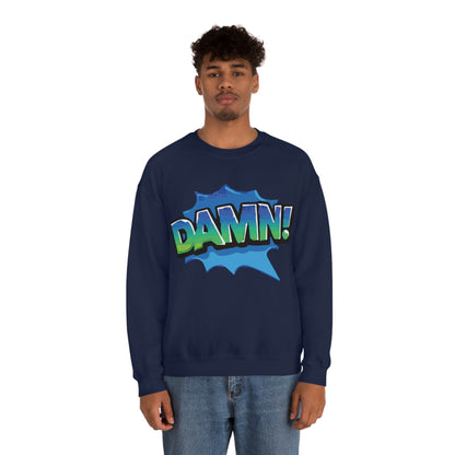 Damn! colorful Crewneck Sweatshirt