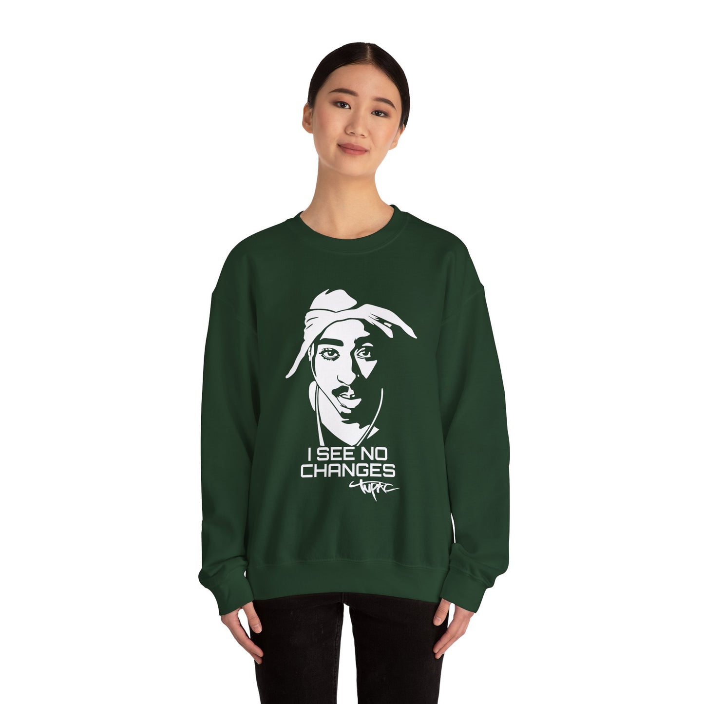 I see no changes TUPAC Crewneck Sweatshirt