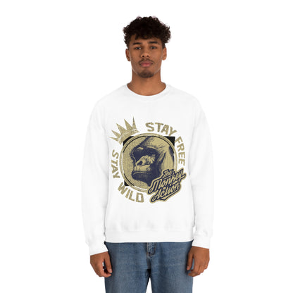 Stay free stay wild Crewneck Sweatshirt