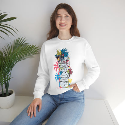 Hawaiian Buddha Crewneck Sweatshirt