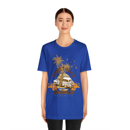 Sunset Beach Surfing Paradise T-Shirt